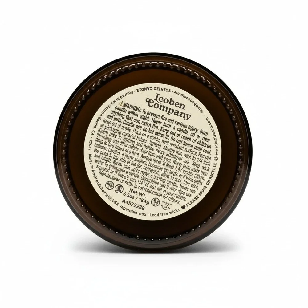 Leoben‎ Company California Candle Co. No. 2 Jasmine Saffron 6.5 oz.